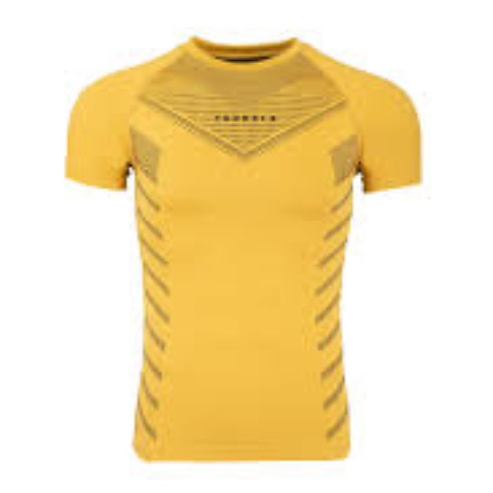 Yellow 465 super human compression T size medium